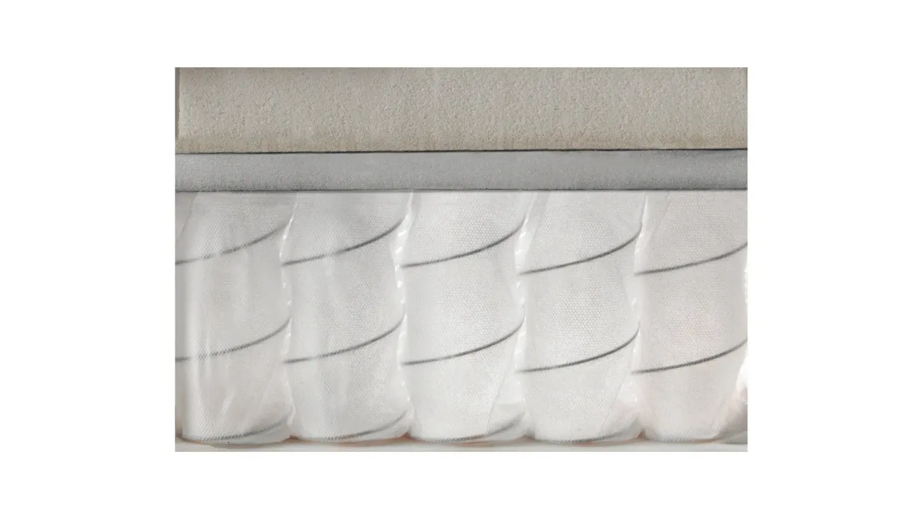 Matelas Ergo 800 Memory déhoussable à ressorts ensachés et mousse à mémoire de forme d'Erg