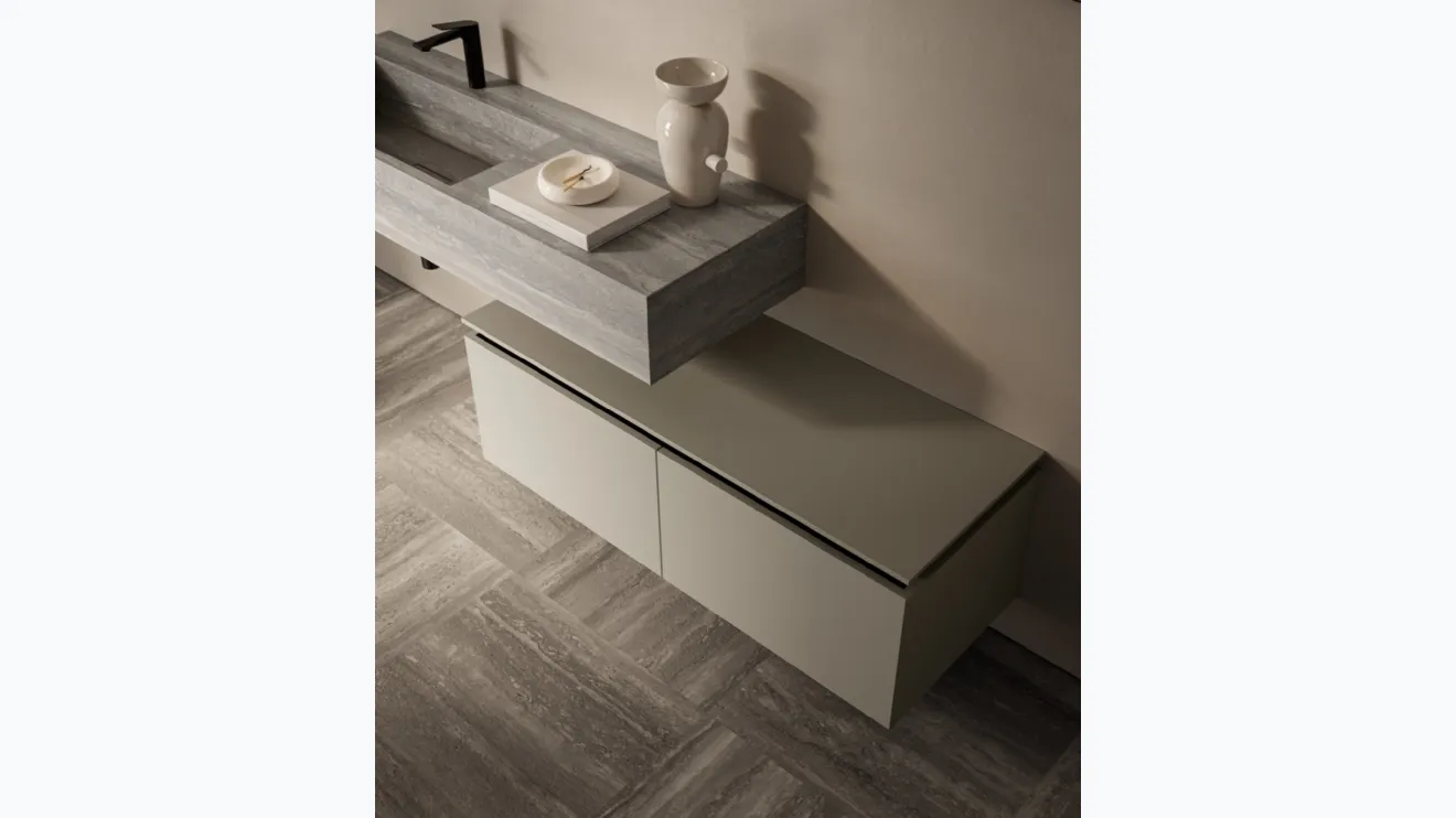 Meuble de salle de bain suspendu Alto 02 de P