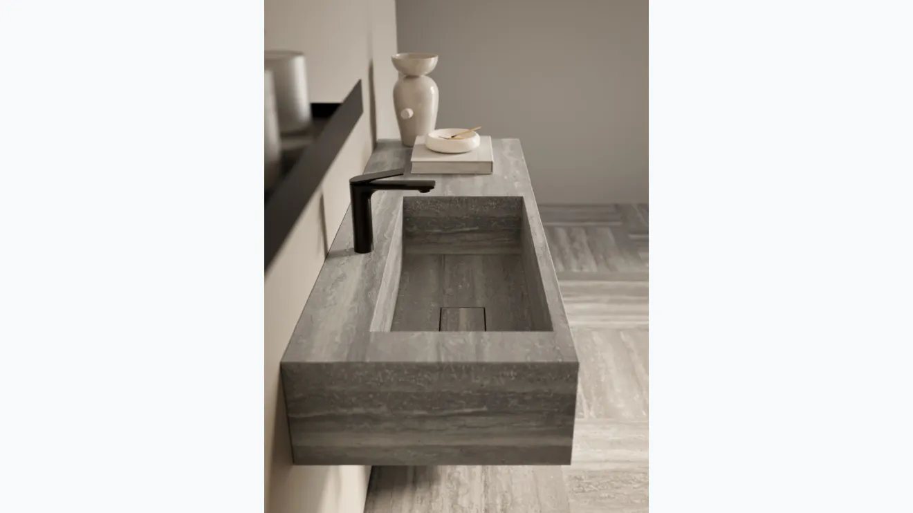 Meuble de salle de bain suspendu Alto 02 de P
