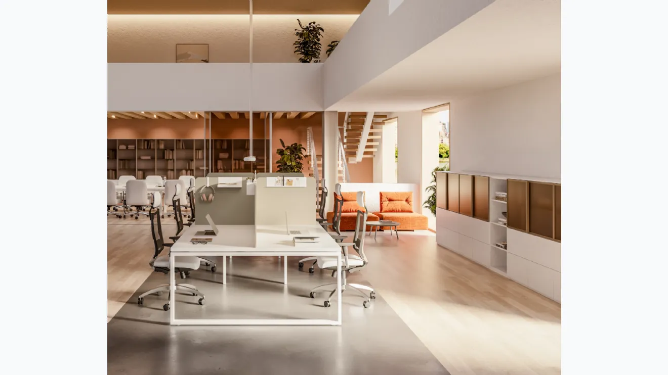 Bibliothèque pour bureau OF106 de Giesse