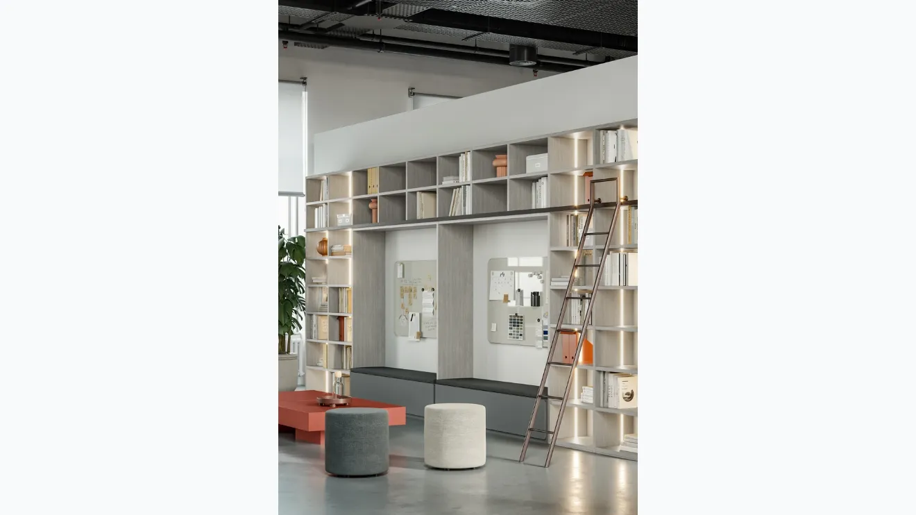 Bibliothèque de bureau OF107 de Giesse