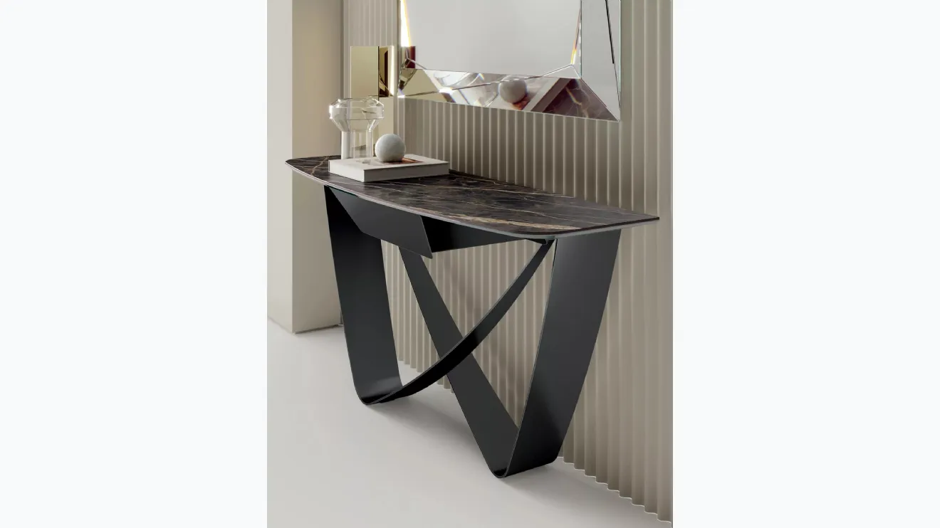 Meuble d'entrée Bach Console en SuperMarmo de Bontempi