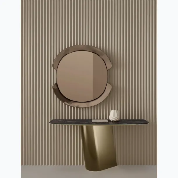 Mobile entrée Kimono console avec dessus en SuperMarmo de Bontempi