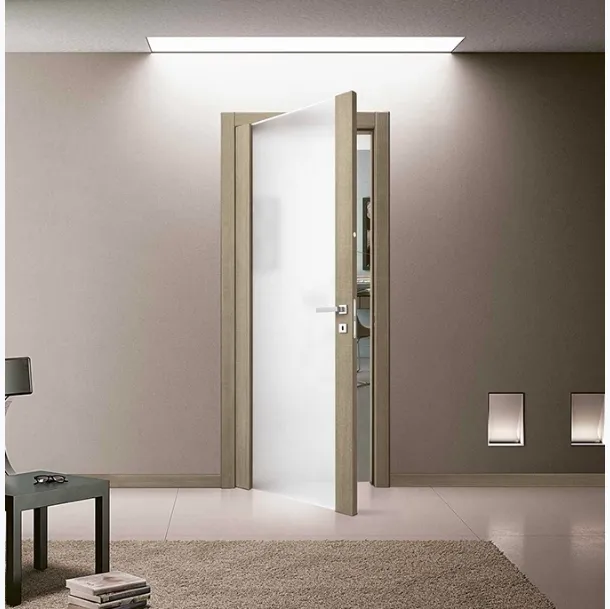 Porte intérieure Baltimora New Selesta 3001 en bois et verre de BiHome