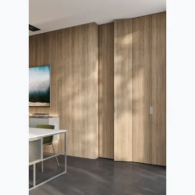 Porte intérieure pliante en bois Click de RES Italia