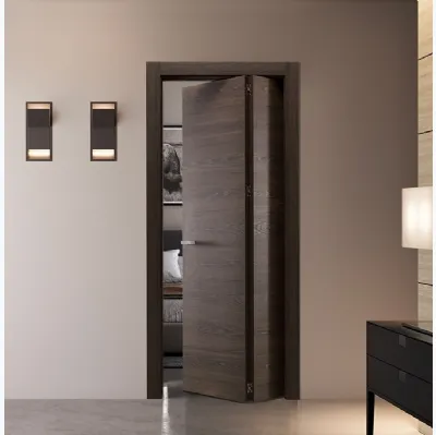 Porte intérieure en stratifié avec ouverture à la française Materik 111M Bruno de BiHome.