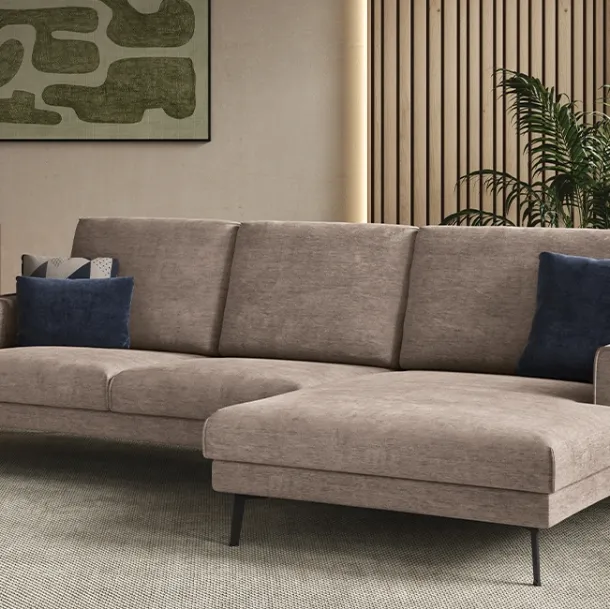 Canapé avec méridienne Kriss de Rigosal