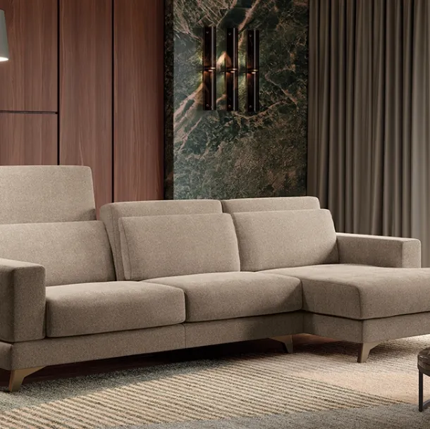 Canapé avec méridienne Lift de Rigosalotti