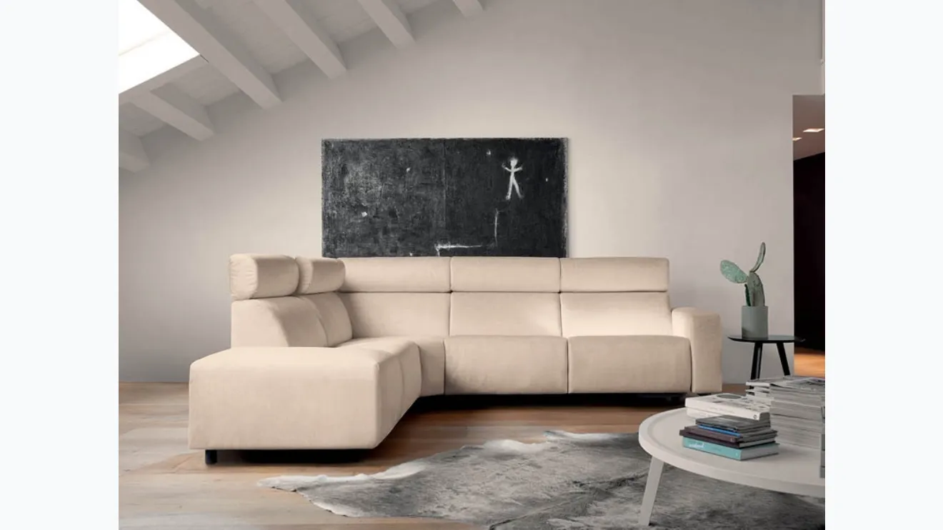 Canapé relax d'angle Rikkò de Rigosal