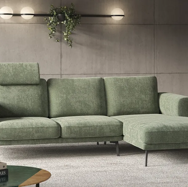 Canapé d'angle avec méridienne Trebon de chez