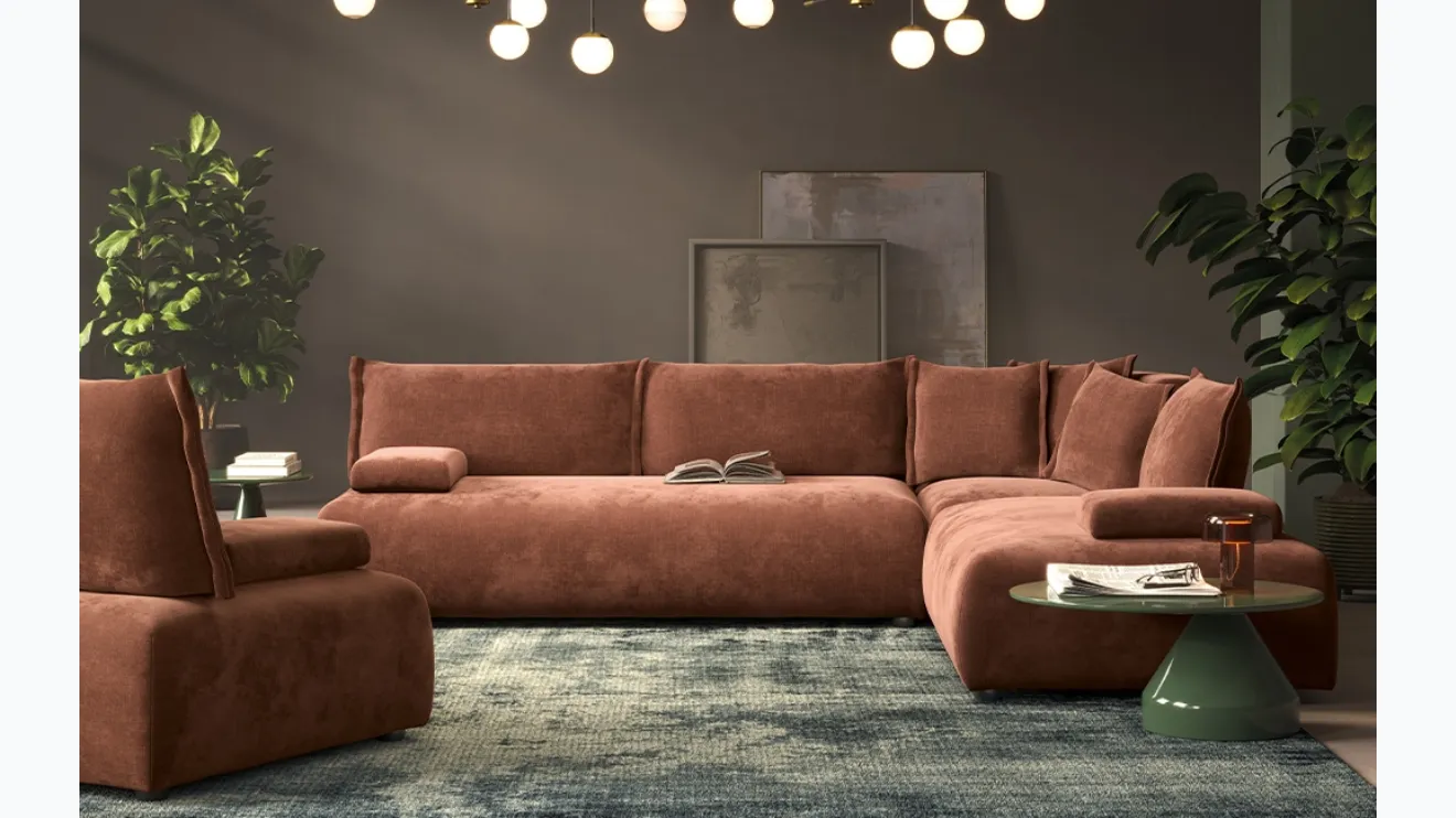 Salon en tissu Vario de Rigosalotti