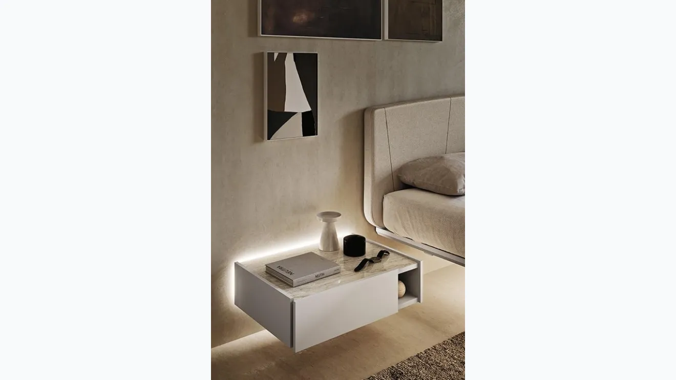 Table de chevet suspendue Smart de Mobilgam