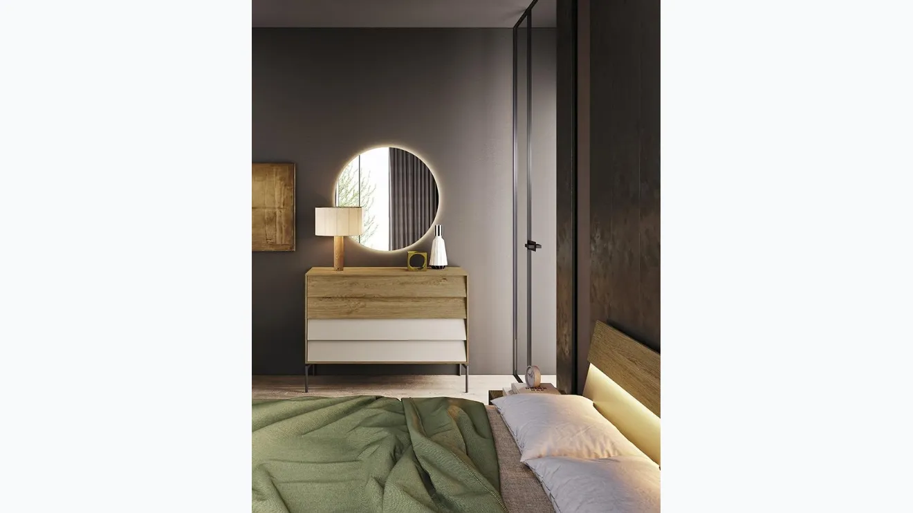 Commode Voile en bois laqué de Mobilgam