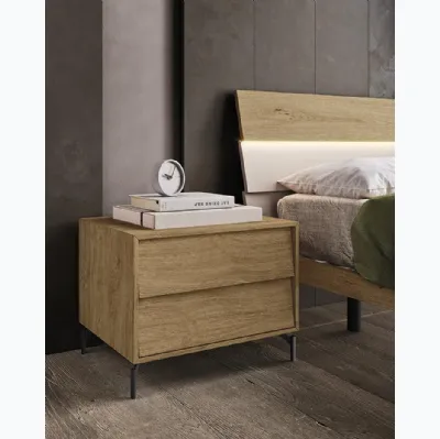 Table de chevet en bois Vela de Mobilgam